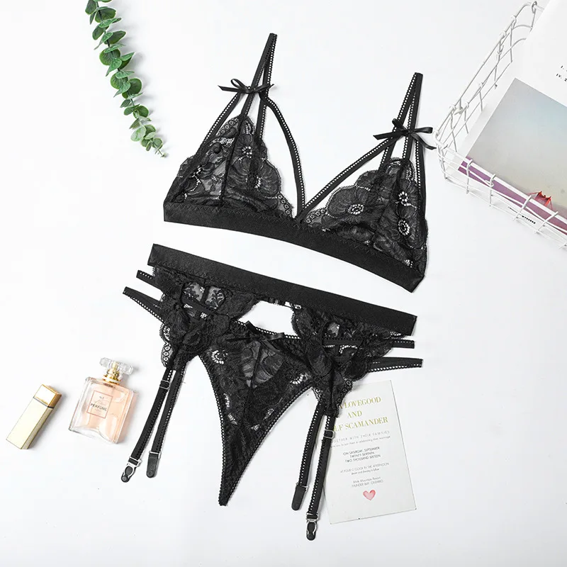 Shop Our 2021 Valentines Sexy Lace Lingerie Set for Women