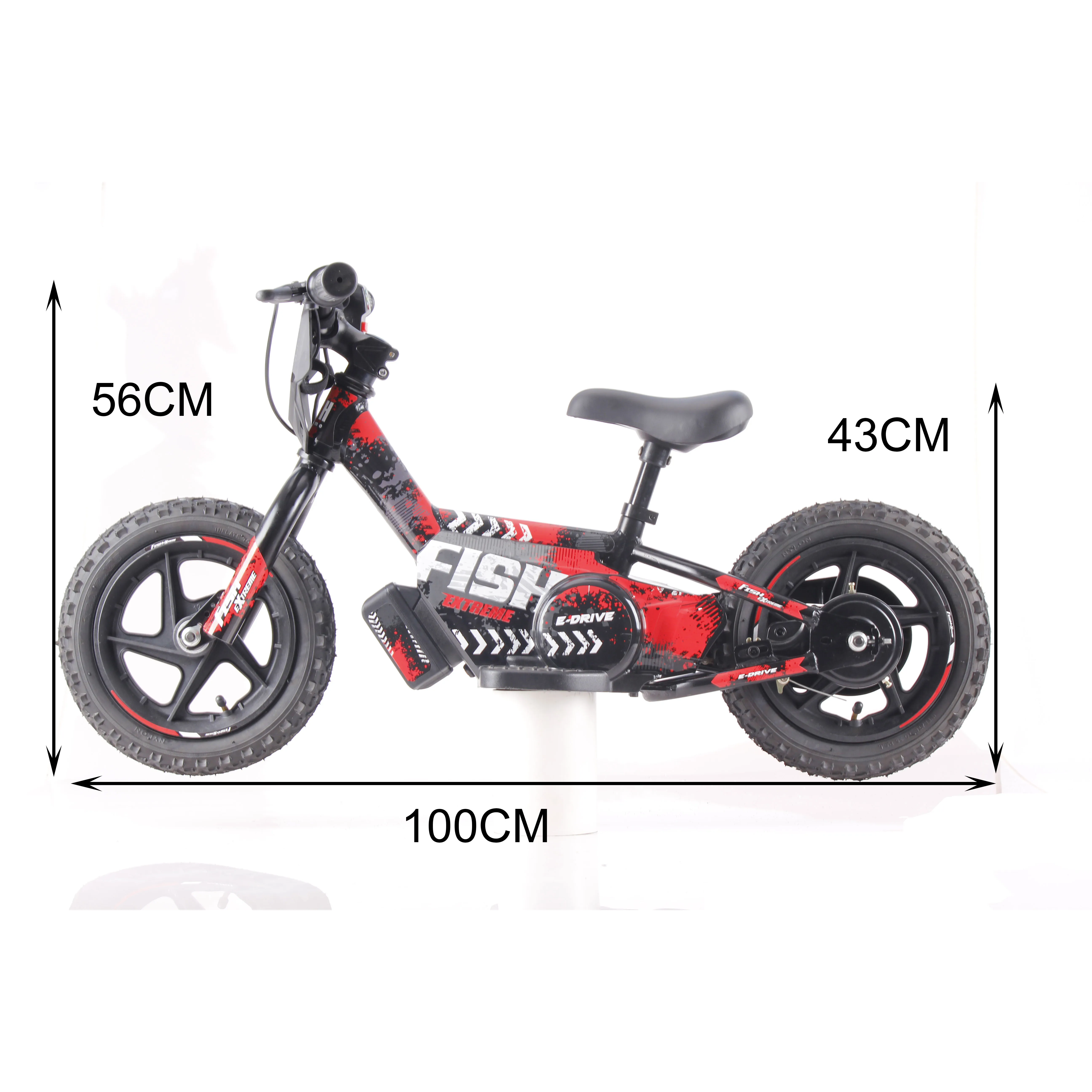 12 Inch 24v 200w Mini Bike Electric Kids Bike E Bike For Kids Balance