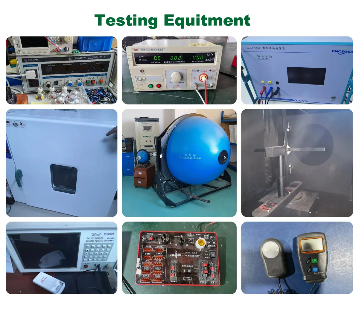 TESTING EQUITMENT