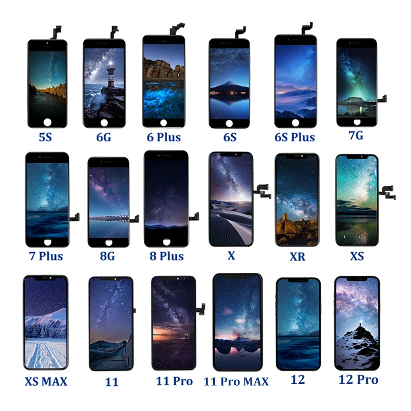 
 ЖК-дисплей TMX с дигитайзером в сборе для iPhone SE 2020 6 6S 7 8 8 Plus X XR XS Max 11 12 Pro Max  