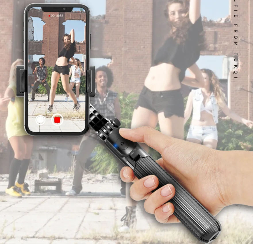 Mobile Phone Stabilizer, Anti-shake Handheld Gimbal Video Shooting Artifact Gyroscope L08 Tripod Selfie Stick