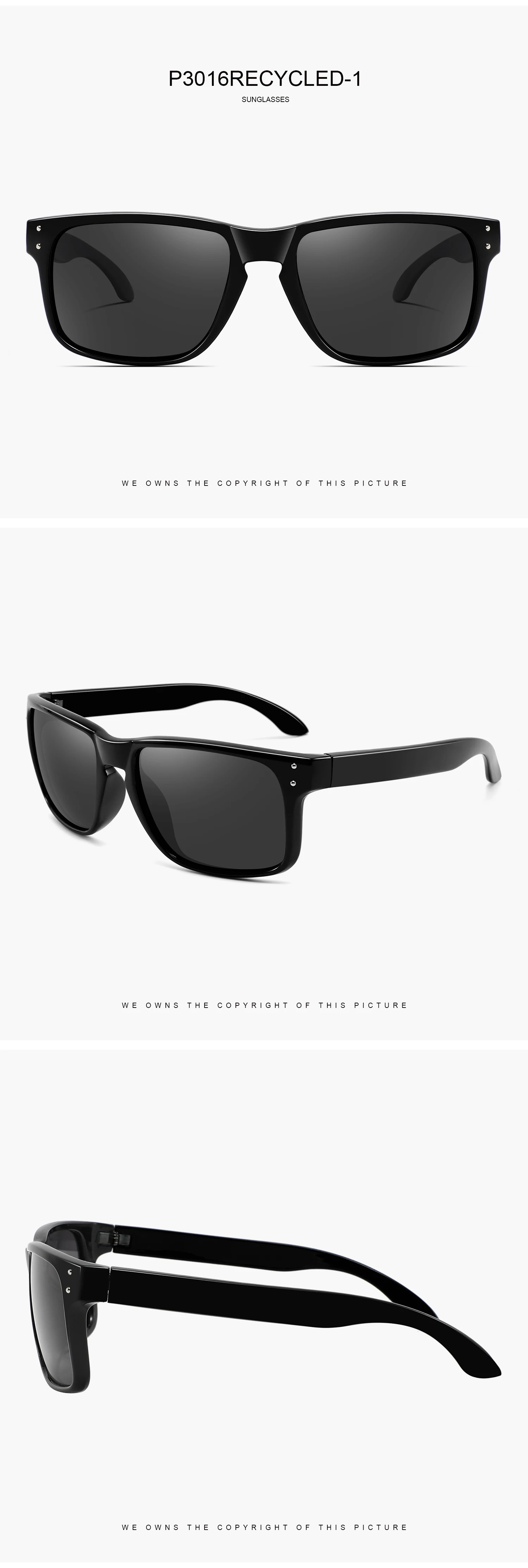 Conchen Wholesale Price Fashion Square Sun Glasses Polarized Reasonable
