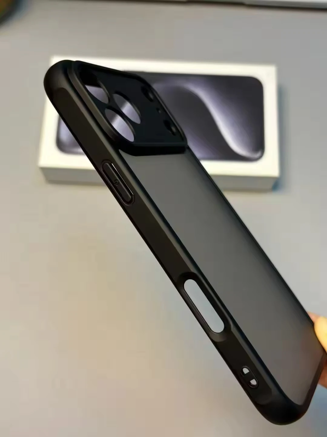product laudtec oem design protective cover skin feel matte 20 tpu pc magnetic phone case for iphone 17  for apple 17 pro max 2025 air-6