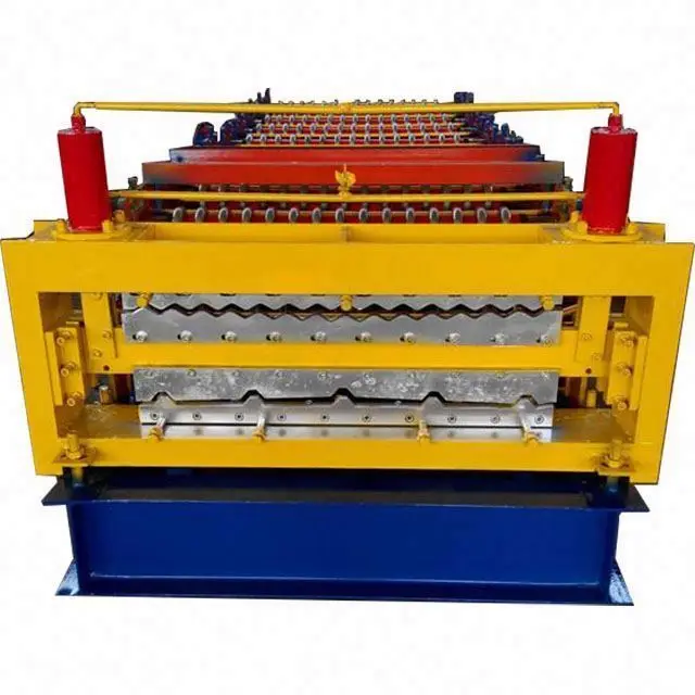 Double Layer Tile Roll Forming Machine
