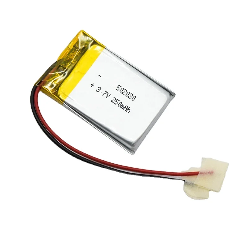 WLY 2x Batterie Li-Po 502030 3.7V 250mAh – Prodotte A Gennaio 2025, Nuove Di Zecca