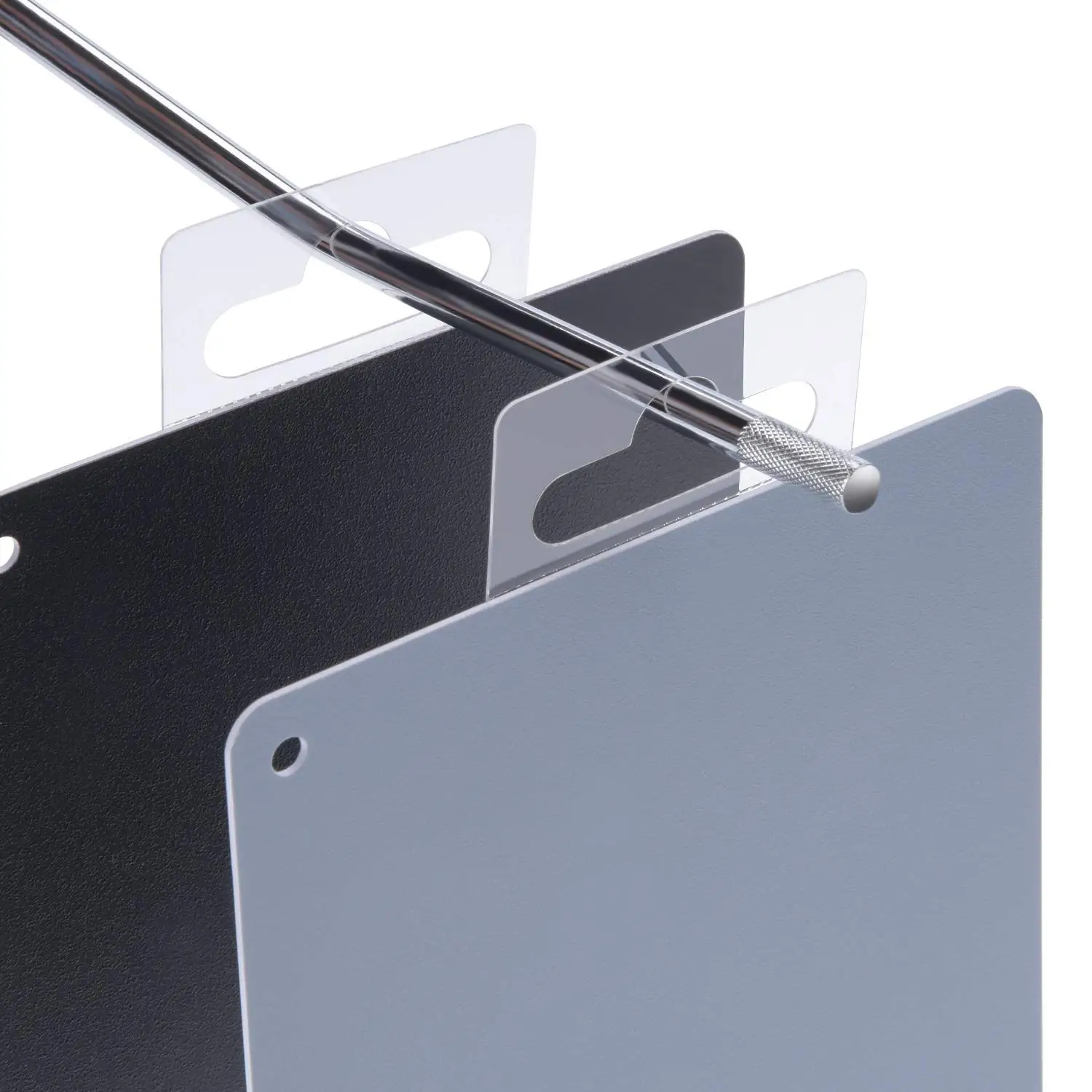 Slot Hole Adhesive Hang Tags Hook Clear Plastic Hangers For Retail