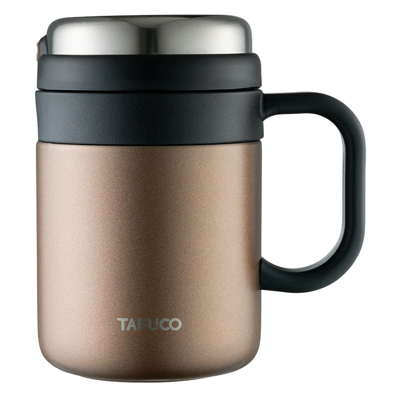 316 Stainless Steel Thermal Coffee Mug with Lid & Tea Infuser