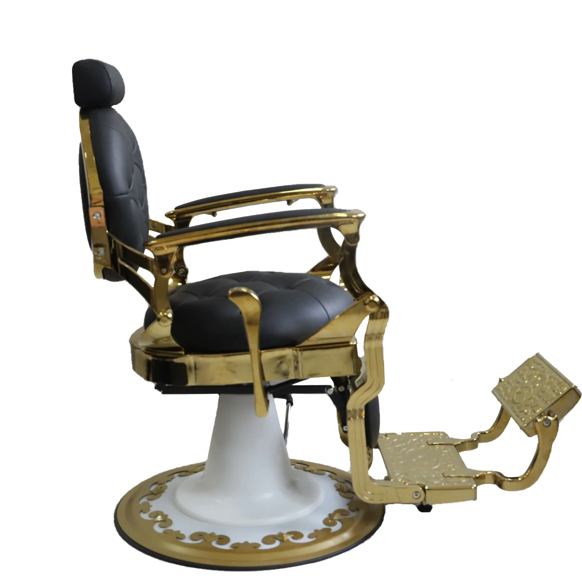 佛山工厂新到货批发理发店家具设备发廊黄金理发椅出售