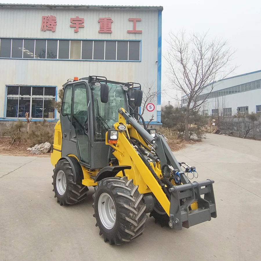 Optional Euro V Engines Articulated Mini Front End Wheel Loader DY35