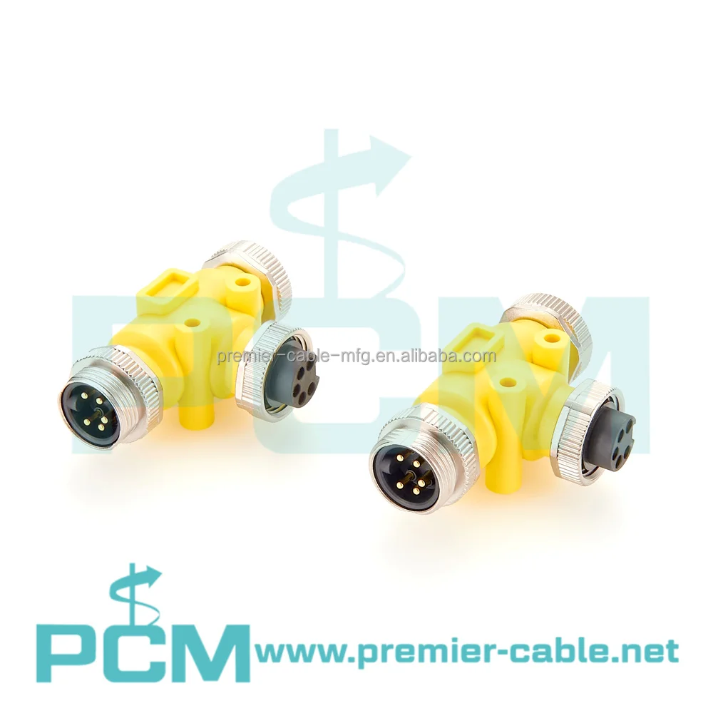 Automation DeviceNet Mini-Change 7/8"-16UNF Interbus 5 Poles T Splitter Connector manufacture