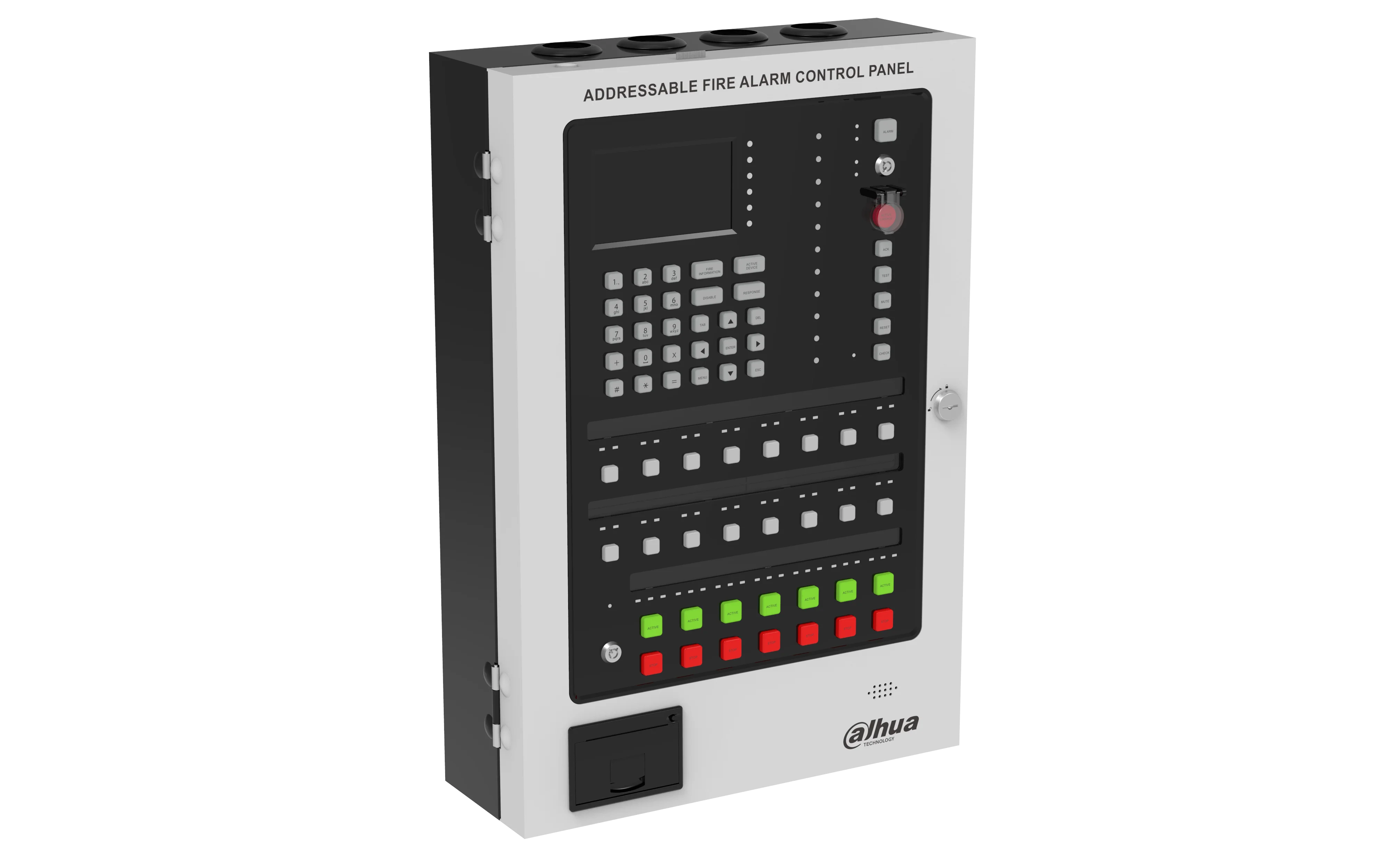 2 Loops Addressable Fire Alarm Control Panel 16 Zones Control Panel
