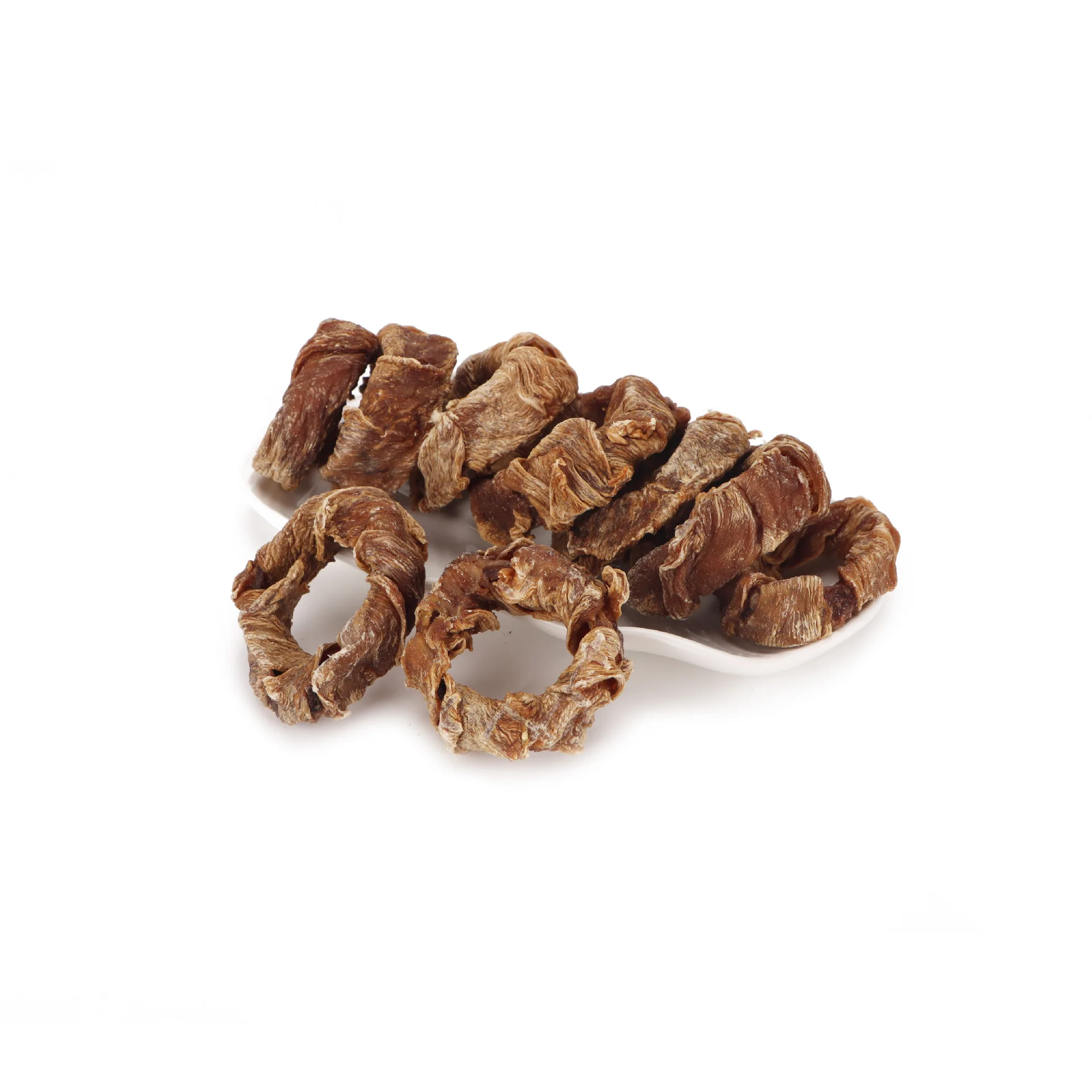 Cow Throat Around Duck Dog Molars Beef Pet Snacks Handmade for Dogs & Cats Adult Shandong Export Wholesale manufacture