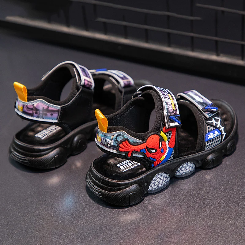 Spiderman Children's Shoes Boys and Girls Lightweight Children's Baby Sports Sandals Boys and Girls Sandals