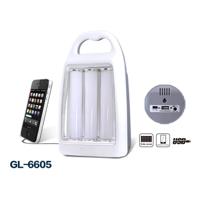 Portable LED Emergency Lantern Using 6V 4AH Sealed Lead Acid Battery LED Tube Rechargeable Emergency Lamp