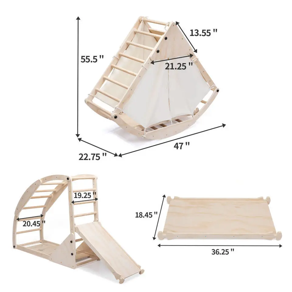 LM KIDS Big Pickler Triangle the Arch Climbing Climbing Arch and Pillow Arco Pickler