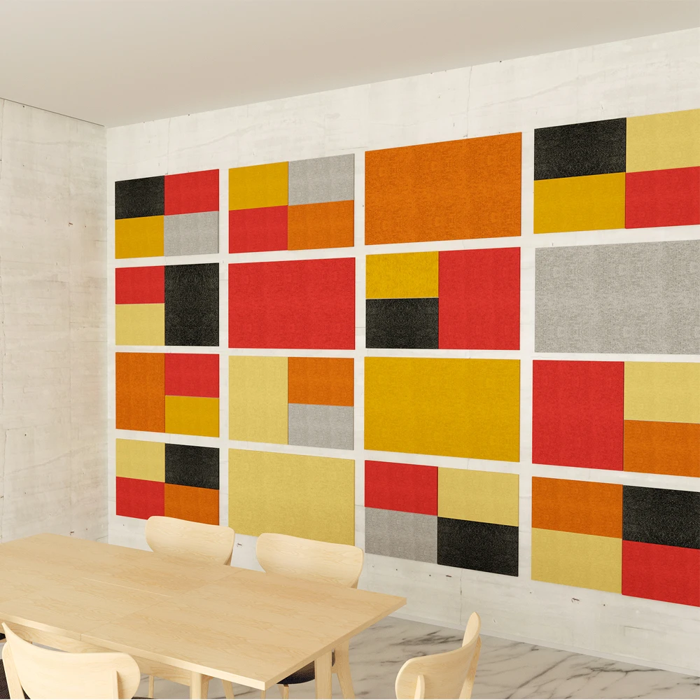 Декоративные акустические панели звукоизоляционные акустические изоляционные панели акустические пенопластовые панели звукоизоляционные полиэфирные волокнистые панели