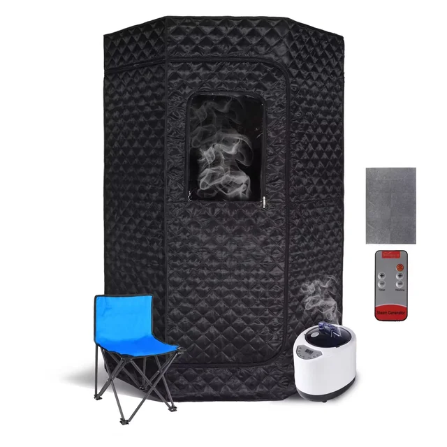 Full Size Portable Beauty Wet Steam Sauna Kit Personal Full Body Sauna Spa for Home Relaxation