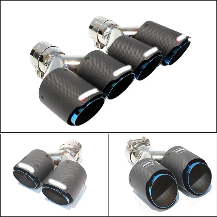 Car Universal Exterior Accessories Exhaust Tip Auto Carbon Exhaust Tip