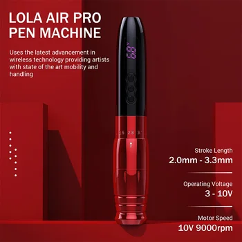 LOLA AIR Pro Tattoo Machine タトゥーマシーン EZ TATTOO Lola air Pro 2 バッテリー式半永久メイク機械 7000-9000rpm