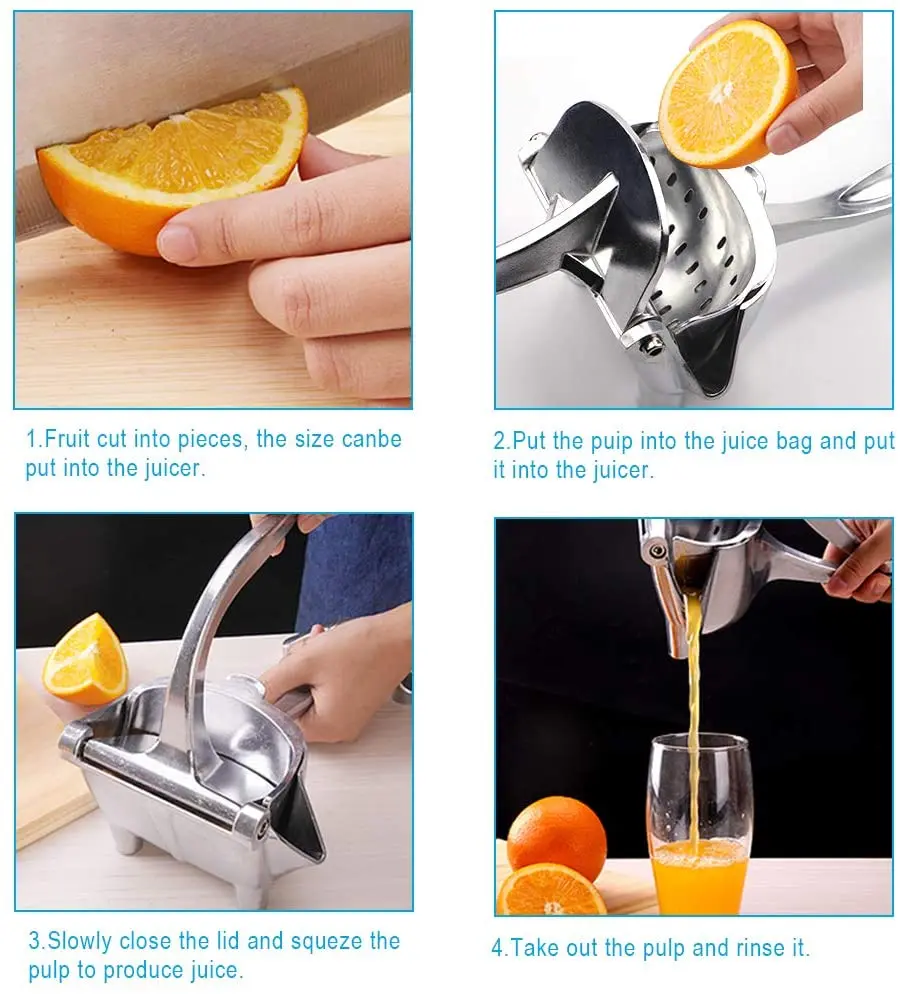 Heavy Duty Manuel Orange Citron Lime Citrus Presse-fruits Centrifugeuse Presse À Main 