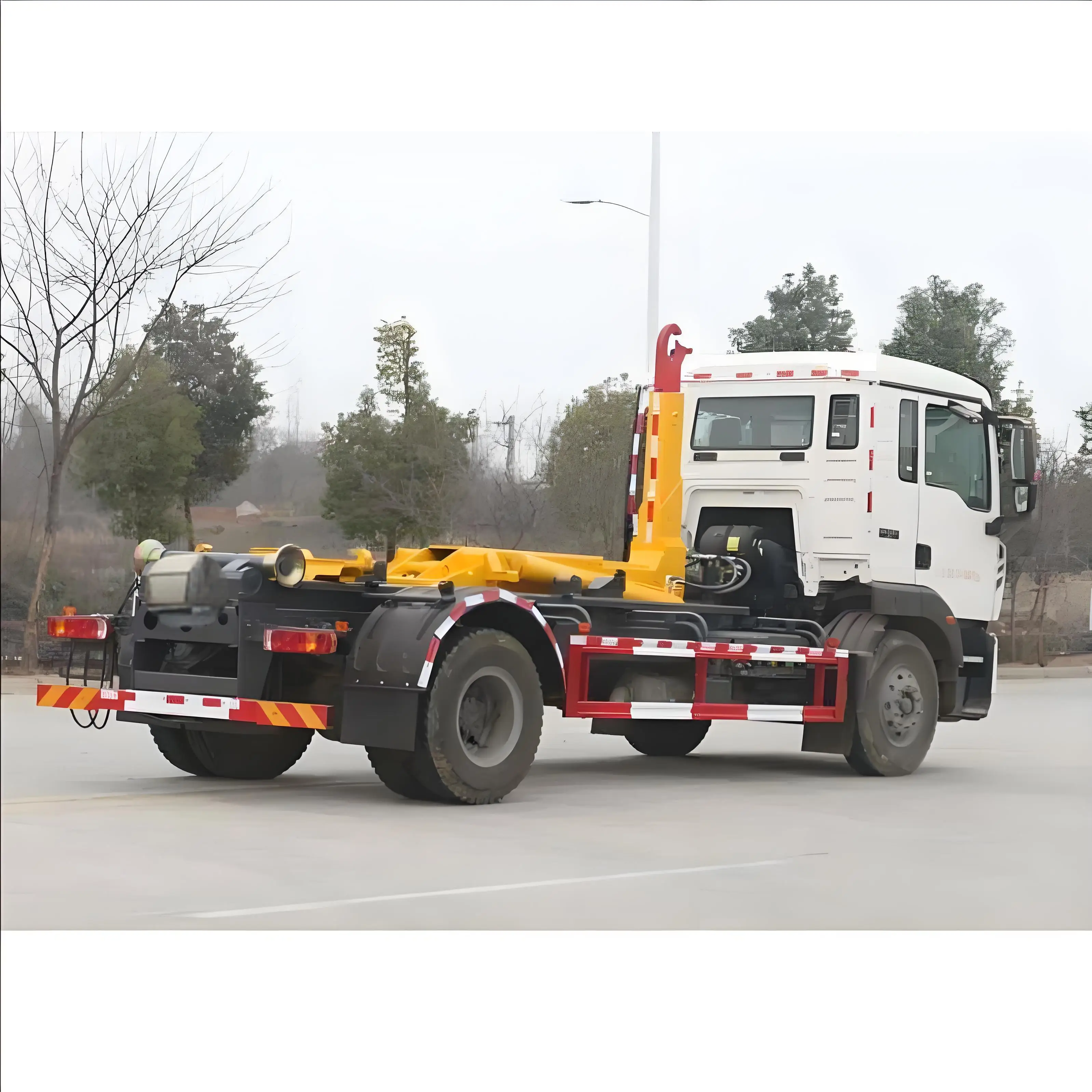 13000L HOWo Hook Detachable Refuse Transfer Truck