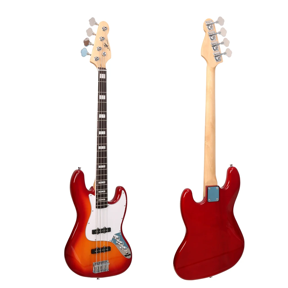 Wholesale Electric Bass Guitar 4 Strings Factory High Quality 34 Inch Bass Guitar Oem Musical