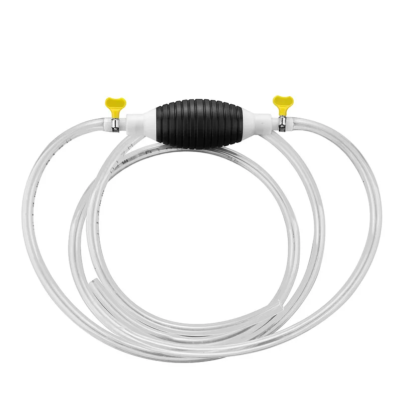 High Flow Siphon Hand Pump Portable Manual Liquid Oil Transfer Syphon