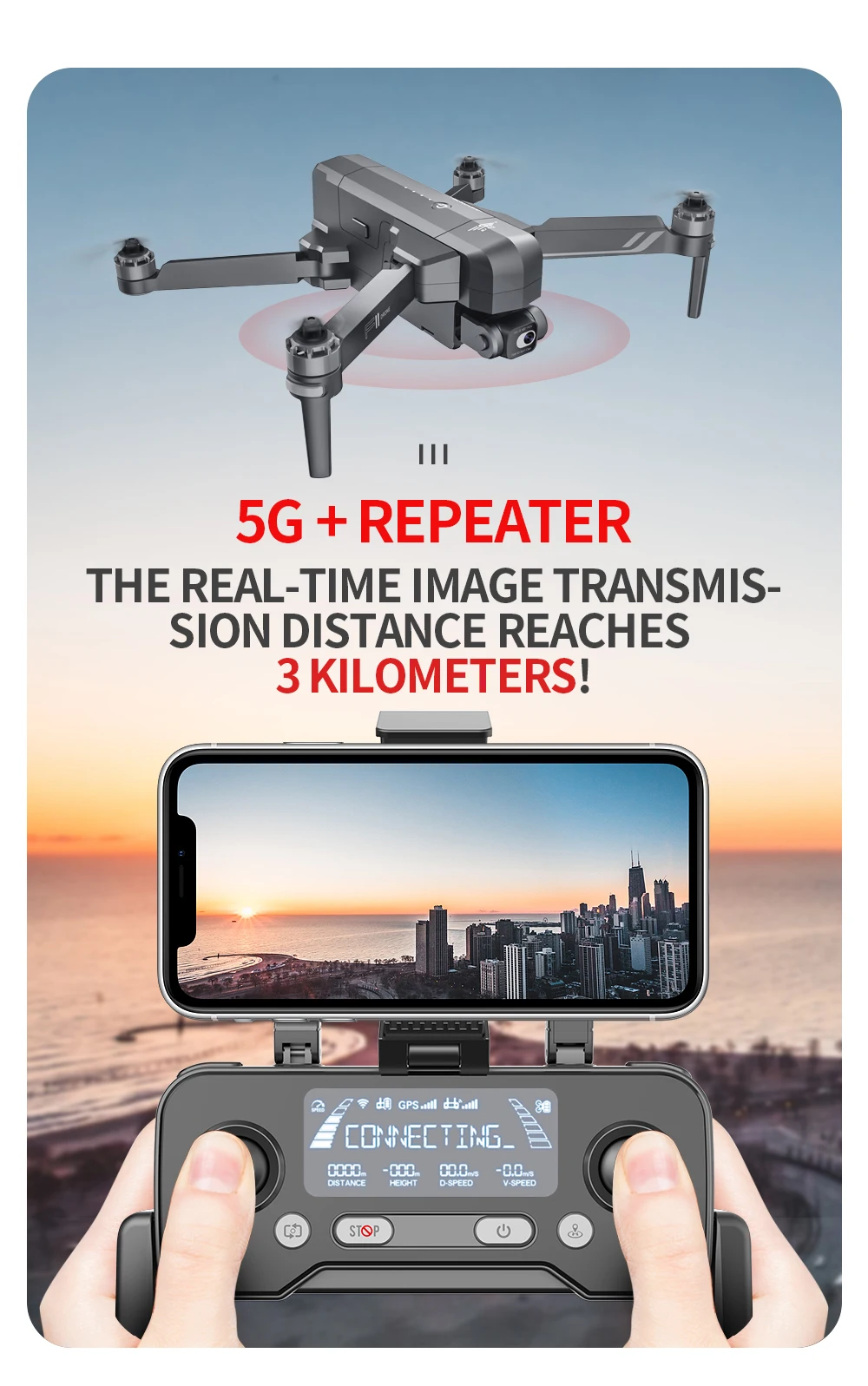 【新品限定品】早期配送　2021新F11プロ4 18k gpsドローンとwifi fpv 4 18k hdカメラ2軸抗シェイクブラシレスquadcopter vs SG906プロ2 rc dron 14 ドローン本体
