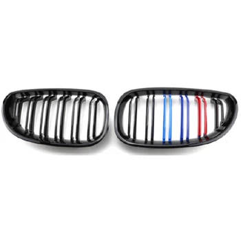 5 series E60 three colour double line kidney front grille M colour double slat E60 front grille for BMW