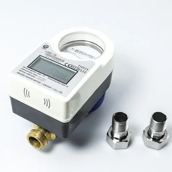 Residential Prepaid Multi-jet Smart Class B R80 R100 Water Meter with Brass Body Valve Control and RF Card