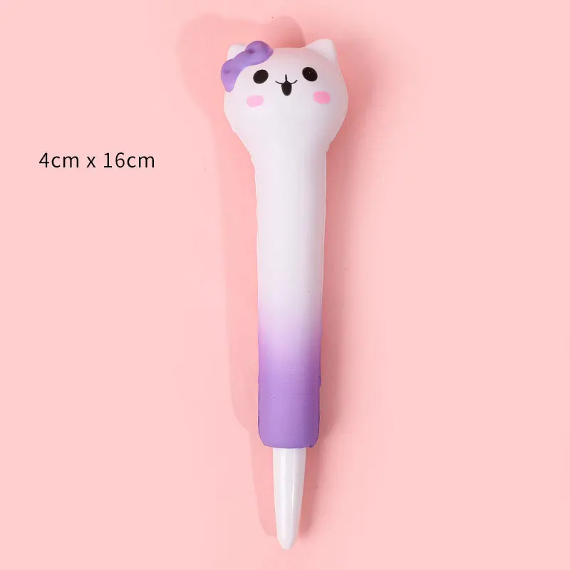 Wholesale Cute Gel Ink Pens Decompression Pens 0.5mm Funny Cartoon School  Kids Student Pinch Vent Pen From m.