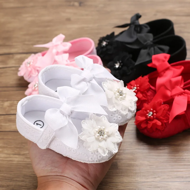 2021 New Spring and Autumn 0-1 Year Old Baby Girl Soft-soled Non-slip Princess Toddler Shoes