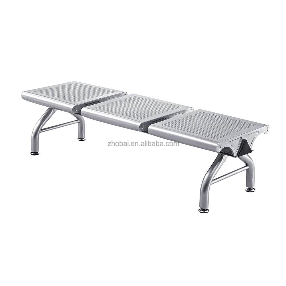 Customized High Quality Modern Design 3-Seater Stainless Steel Infusion Chair 5-Year Warranty for School Clinic Dental Hospital 5