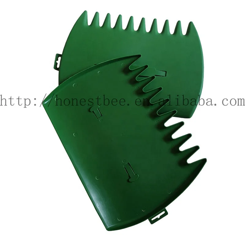 
Садовый пластиковый захват для зеленых листьев ручные грабли ручной сборщик травы листьев мусора 