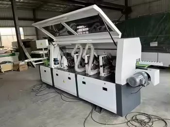 Automatic Pre Milling Edge Banding Machine Conveyer Block Mdf Corner Rouging Edge Banding Curve Shape Edge Bander