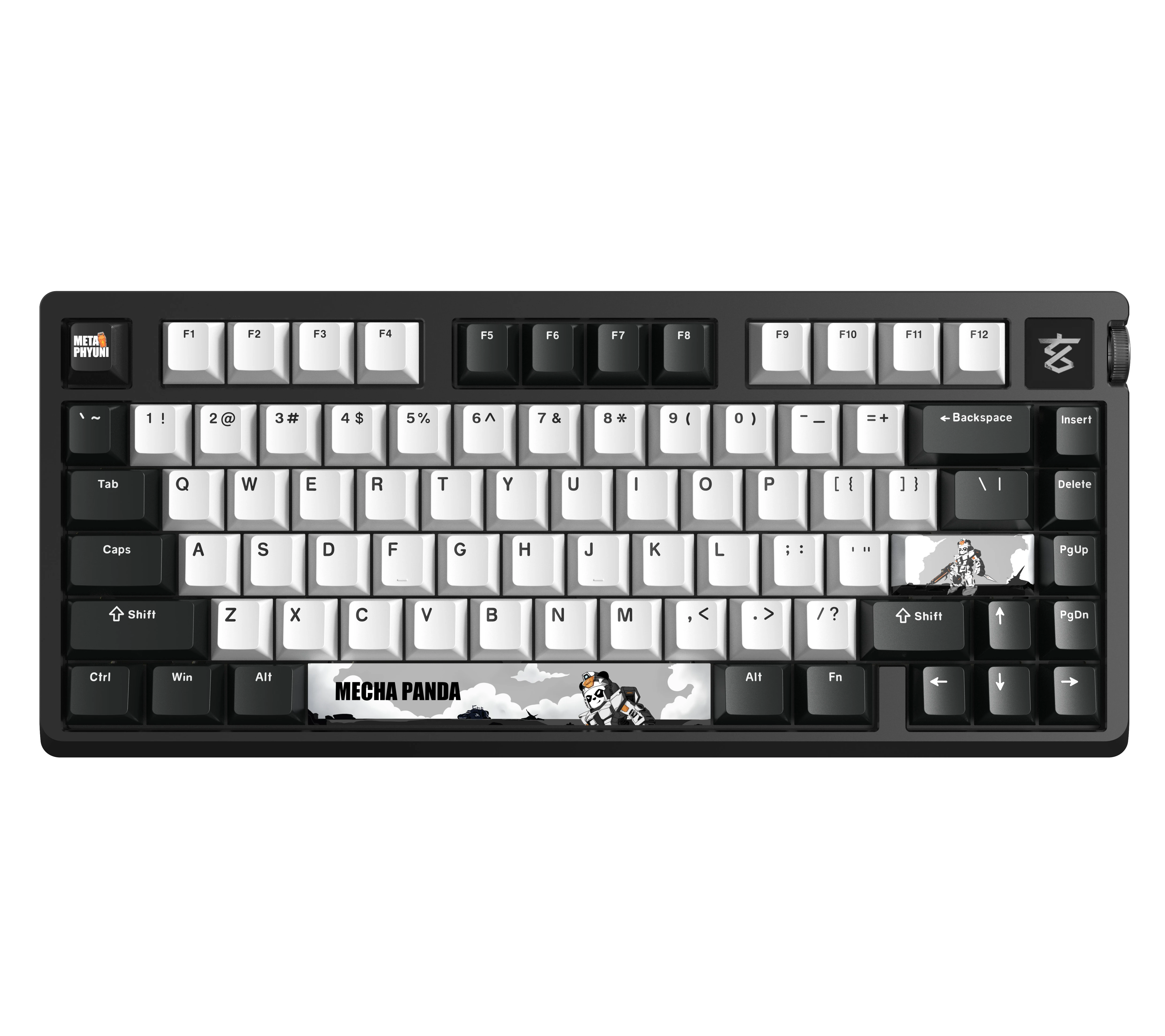Metaphyuni PD75M -V2 Keyboard Mekanik Tri-mode 80 Tombol ...