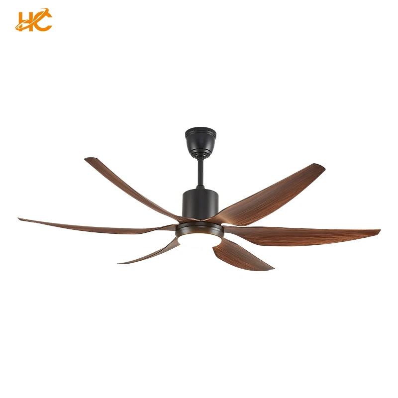 LED Light 66 Inches Malaking Sukat HC513 Plastik ABS Blades Bldc Ceiling Fan