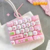 26-Key Stress Relief Keyboard - [Animal Style - Pink]