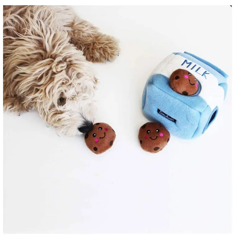 Custom Ecofriendly Plush Interactive Chewable Squeaky Pet Toys Hide