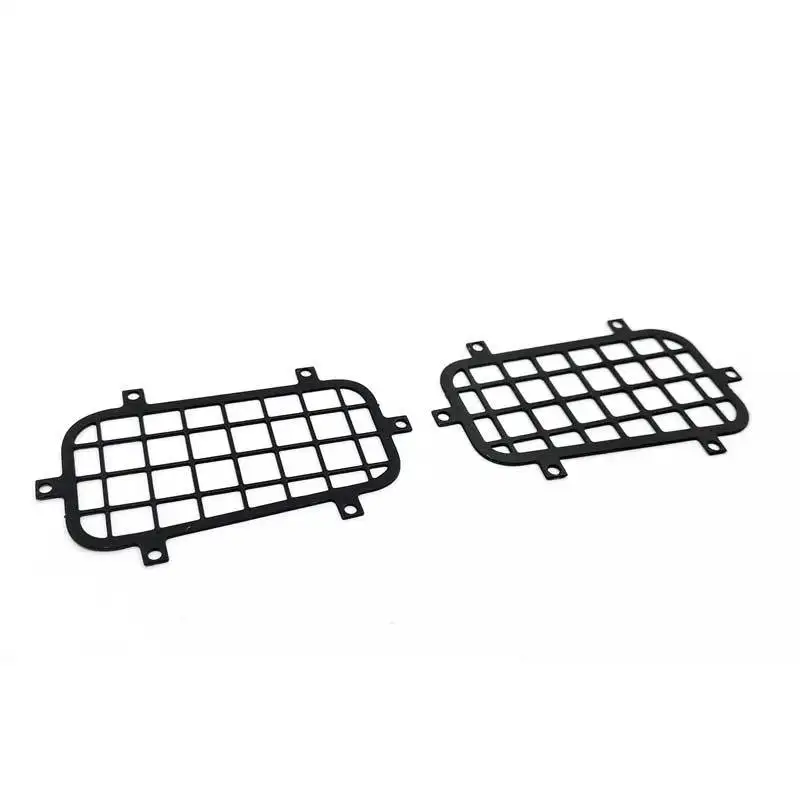 NTFHobby 5pcs 1/10 for Trx4 Rock Crawler Metal Upgrade Parts Rear/Side/Tail Window Protective Mesh Net