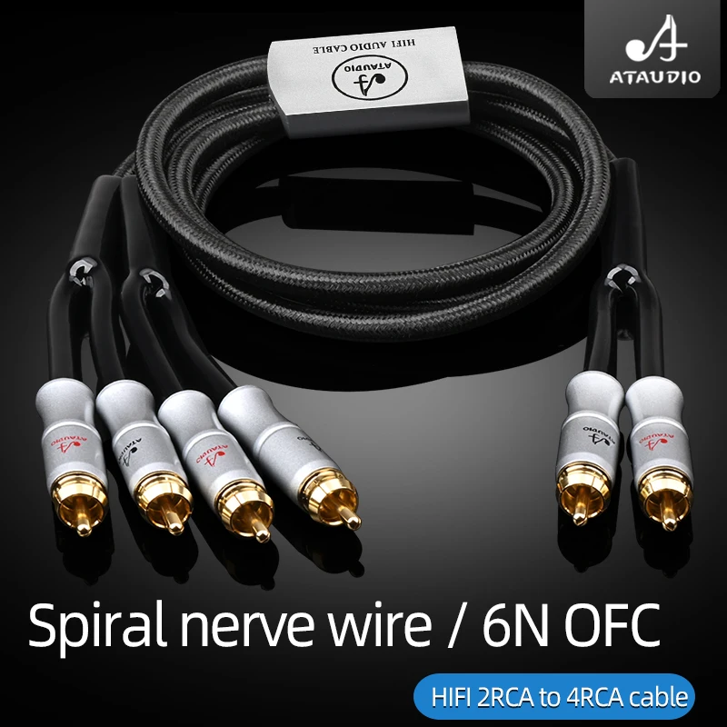 Gold Plated 3.5mm To 2 RCA Female Y Splitter Cable, 20cm Stereo Audio Adapter For Universal Devices