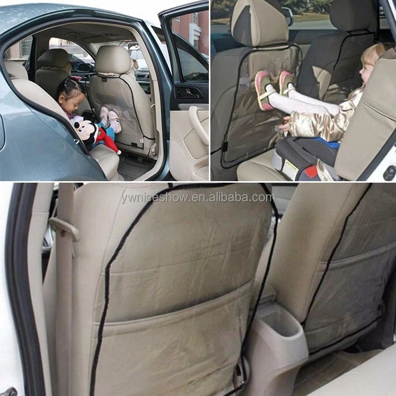 Anti Stepped Dirty Auto Care Car Seat Back Cover Protector For Kids Kick Mat 