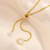 Shell flower necklace