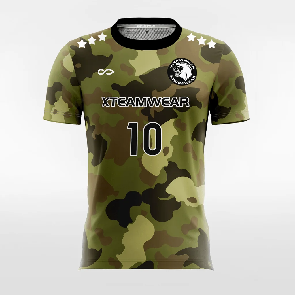 Custom Camouflage Soccer Jerseys Design Online Wholesale-XTeamwear