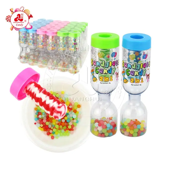 Hourglass toy candy