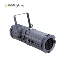 MGOLighting supplier 200w LED spot light zoom COB RGBW for theatre studio dmx512 wholesale stage lighting