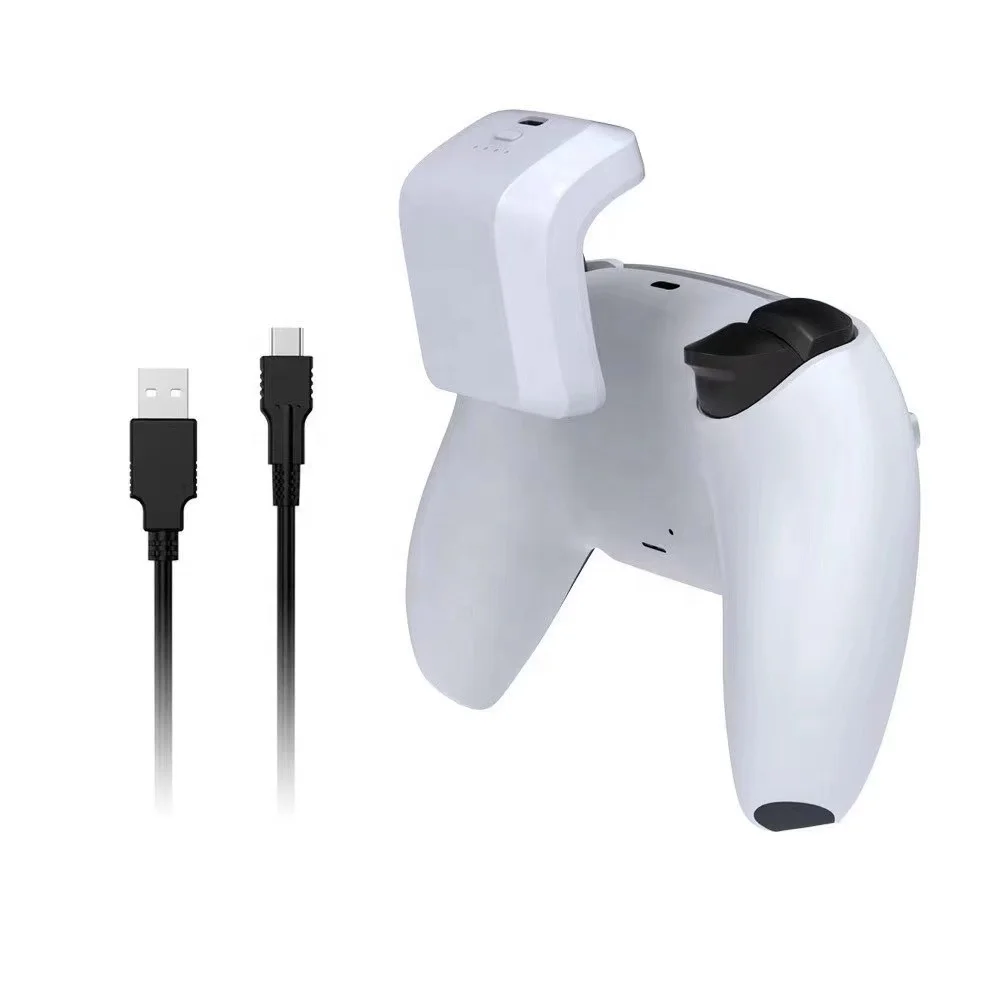 Premium Game Player Accessories Ps5 Controller Battery Pack Power Bank 1500mah Charging Kit Rechargeable Backup Type C Battery