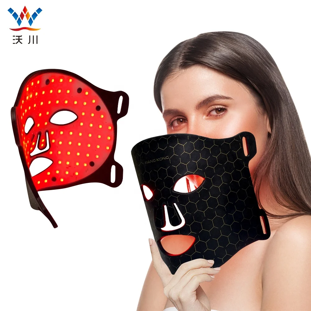 Beauty Device 2024 LED Red Light Therapy Face Mask 7 Colors Photon Radio Frequency Skin Rejuvenation Tightening Skin Care Tool