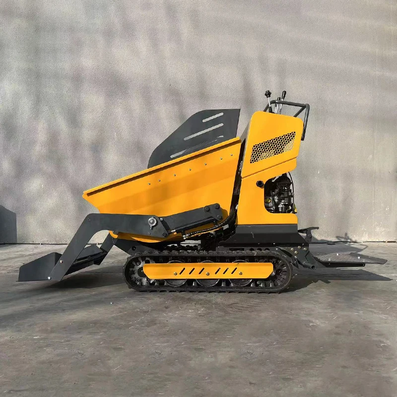 FREE SHIPPING!! Cheap1Ton Rated Load Mini Dumper  Crawler  Hydraulic Dumper Mini Front End Loader