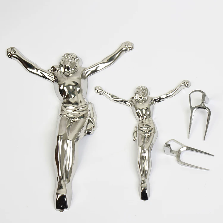 Прецизионная металлическая сборка Аксессуары погребальный крест Иисус распятие